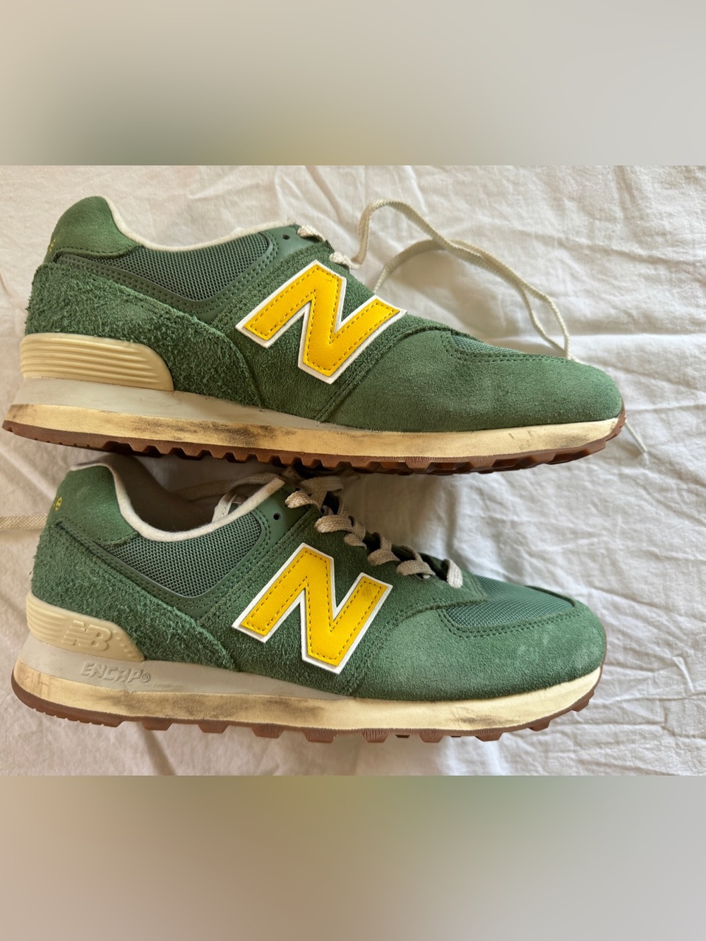 New Balance Women’s 574 V2 Sneakers - Mallard Green - Picture 4 of 6